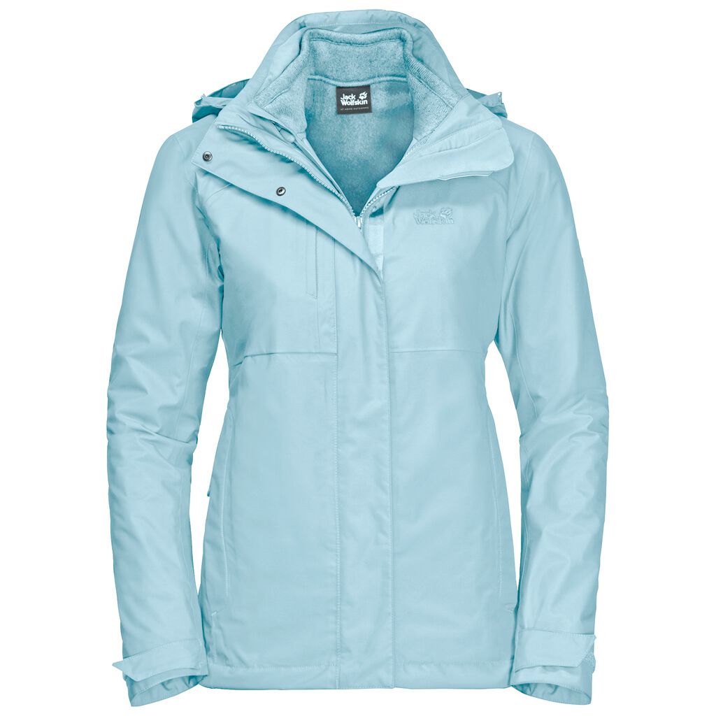 Jack Wolfskin ECHO PASS Vestes Femme Bleu - ZKOJAQD-75